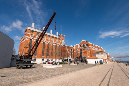 Lisbon, Portugal - 2 March 2020: Electricity Museum inside Tejo Power Station.のeditorial素材