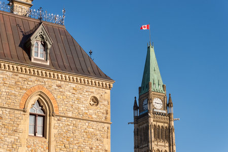 Peace tower of the Canadian Parliamentのeditorial素材