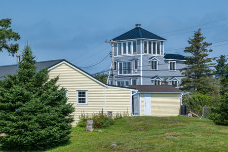 Lunenburg, Nova Scotia, Canada - 12 August 2021: Blue Rocks community in Lunenburg District.のeditorial素材