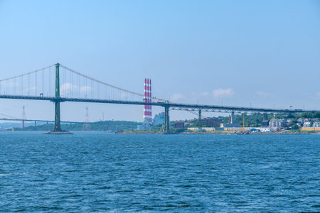 Halifax, Canada - 10 August 2021: Macdonald Bridge