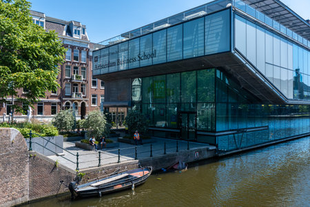 Amsterdam, The Netherlands - 23 June 2022: Amsterdam Business Schoolのeditorial素材