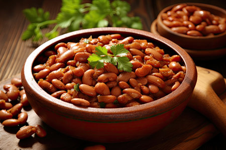 Pinto beans in a bowl - Generative Aiの素材