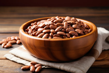 Pinto beans in a bowl - Generative Aiの素材