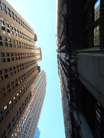The Empire State Building in Manhattan, New York City, USA.の写真素材