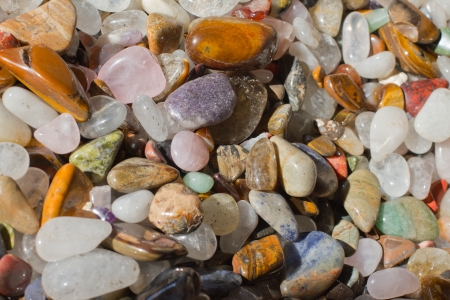 Assorted pebblesの写真素材
