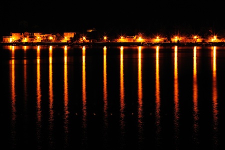 Night reflectionsの写真素材