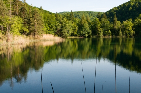 Lake Gradinskoの写真素材