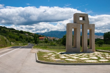 Monument in Jurandvorの写真素材