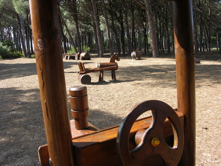 wooden toysの写真素材