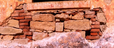 texture of an old wall