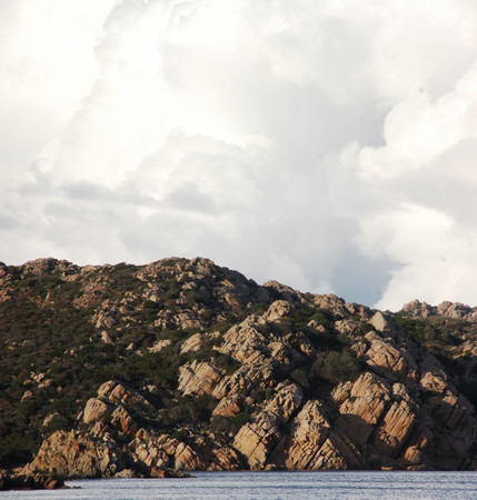 sky and graniteの写真素材