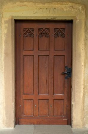 old antique doorの写真素材