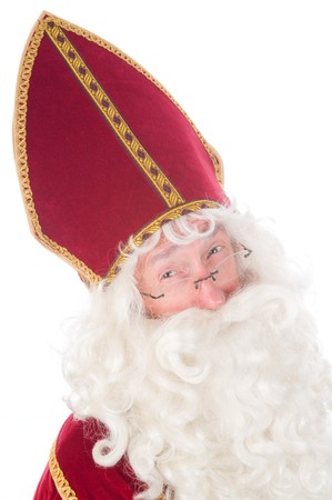 Portrait of Sinterklaas, a Dutch tradition which is celebrated at December 5th.の写真素材