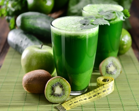 Green smoothieの写真素材