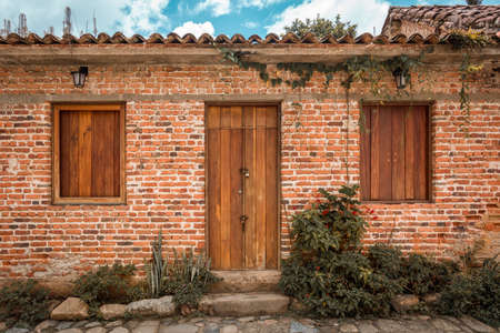 Old building in the historic center of the city of Paraty, state of Rio de Janeiro, Brazil, founded in 1667の写真素材