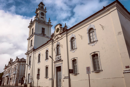 Law School in historic city called JoÃ£o Pessoa. An old historical building in an ancient city of...