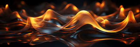 Abstract background figure for website. Contemporary concept with smooth and elegant curves.の素材