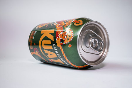 Traditional Guarana soft drink from Brazil. Drink made from fruit and sugar.のeditorial素材