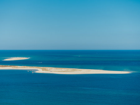Panoramic view of dune of Pilat Arcachon Bordeaux Franceの写真素材
