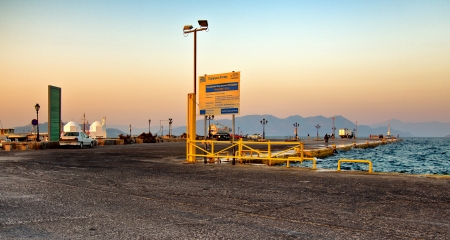 Aigina, Island Greece - the Portのeditorial素材