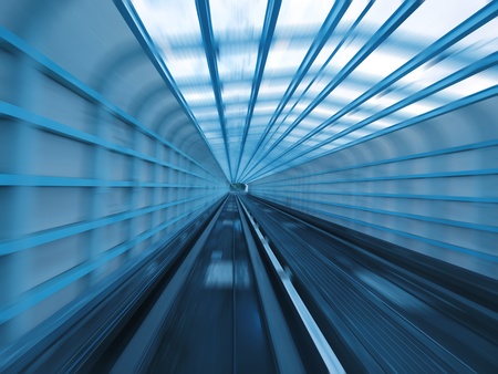 Tunnel of railwayの写真素材