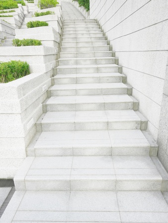 Stair in the parkの写真素材