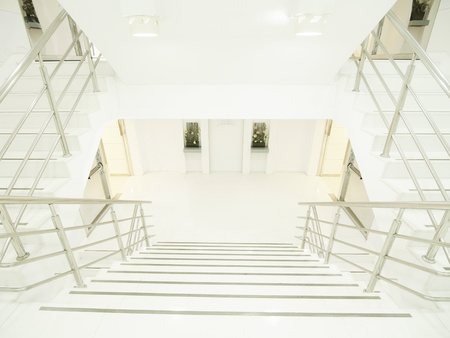 Staircase in modern building