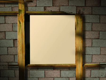 Blank billboardの写真素材