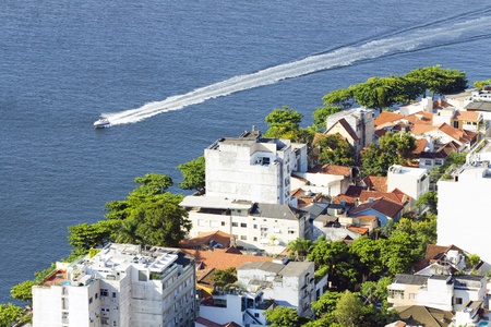 Roofs of the buildings in Rio de Janeiroの写真素材