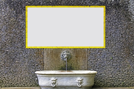 Advertisement  background on Classic Sceneryの写真素材