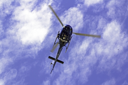 Helicopter flying over Rio de Janeiroのeditorial素材