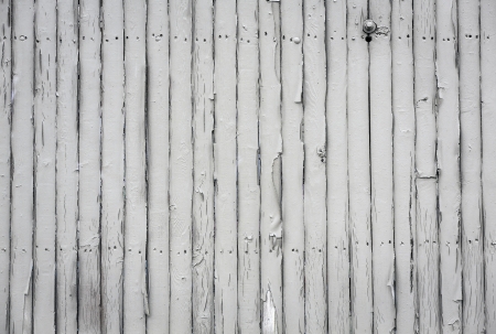 Close up of white vertical  wooden fence panelsの写真素材