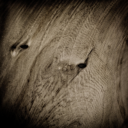 Wooden raw knotty board patternの写真素材
