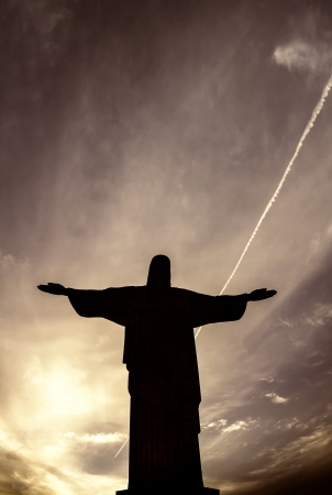 Christ the Redeemer in  Rio de Janeiro,Brazilのeditorial素材