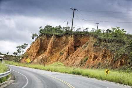 Landslide in Rio de Janeiro, Brazilの写真素材