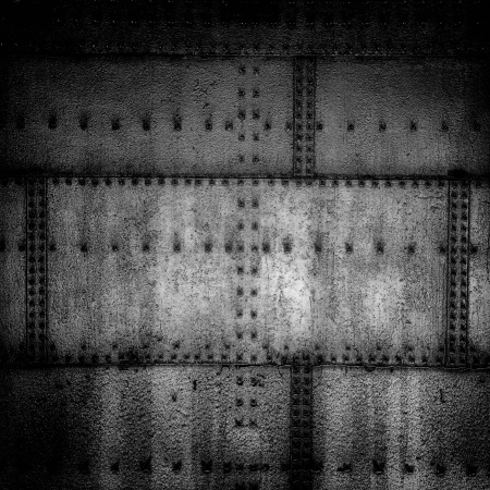 Grunge metal wall as background or textureの写真素材