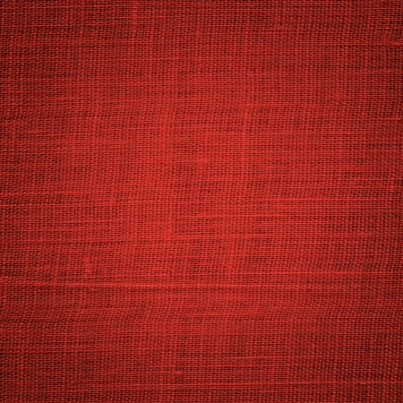 Red linen texture for backgroundの写真素材