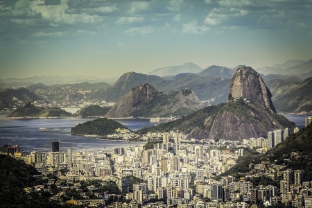 Rio de Janeiro on sunny day, Brazilの写真素材