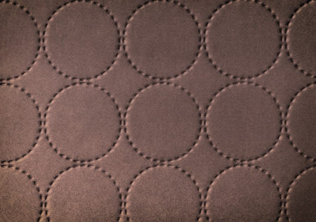 Background of textile texture with circle pattern decorationの写真素材