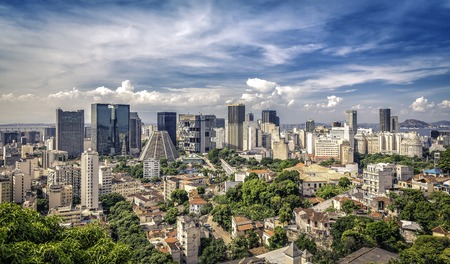 Financial Downtown of Rio de Janeiro, Brazilの写真素材
