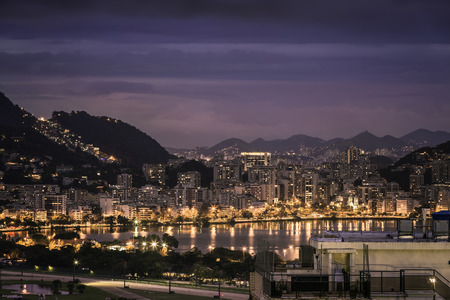 Rio de Janeiro by night, Brazil