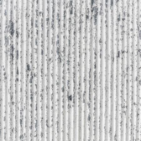 White corrugated metal backgroundの写真素材