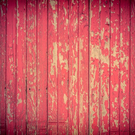 Wooden red board panelの写真素材