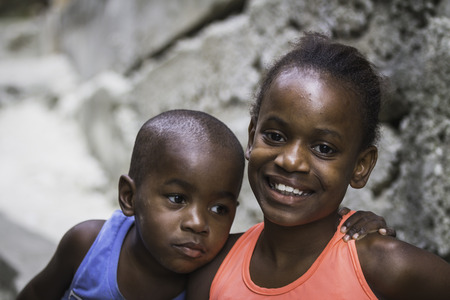 Children in Favela (slums) in Rio de Janeiroのeditorial素材