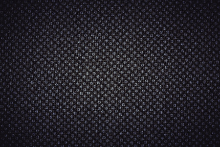 Dark Linen texture with white painted dotsの写真素材