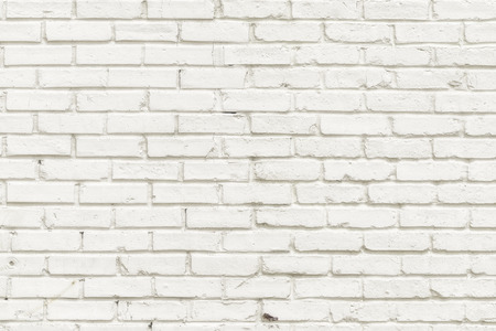 White brick wall for background or textureの写真素材