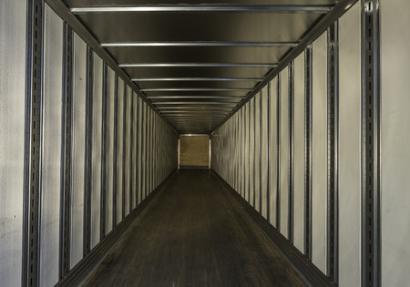 Empty truck trailerの写真素材