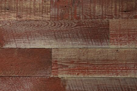 Reclaimed red wood backgroundの写真素材