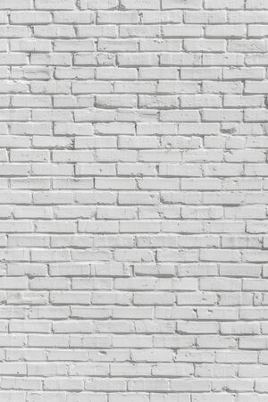 White brick urban wall for  texture or backgroundの写真素材