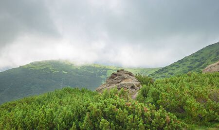 Amazing Mountain Landscape with Colorful Picturesuqe View. Outdoor Travel Background